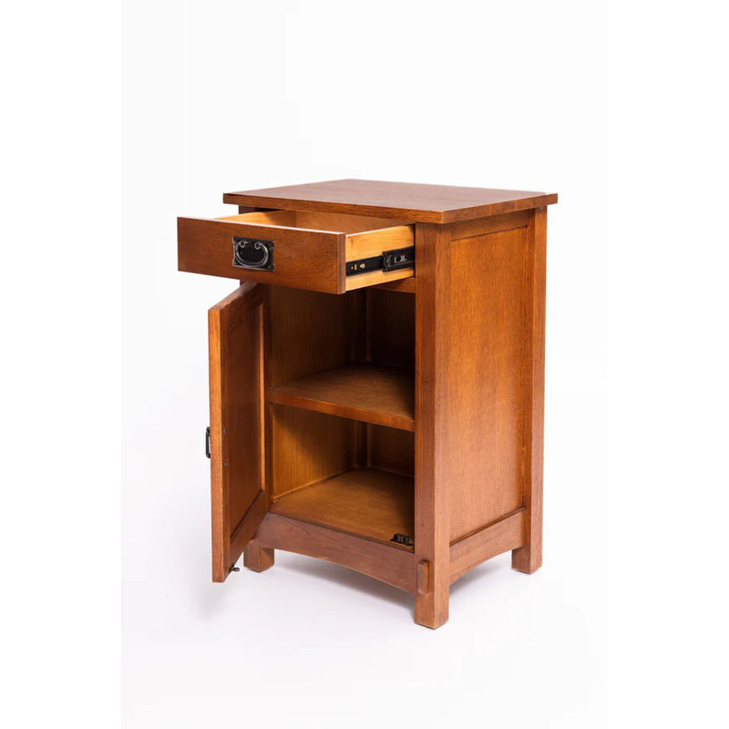 Vassily 15'' W Solid Wood Nightstand