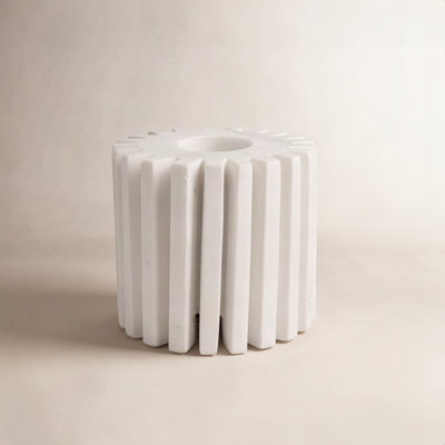 Marble Candleholder 4.5-Inch Round