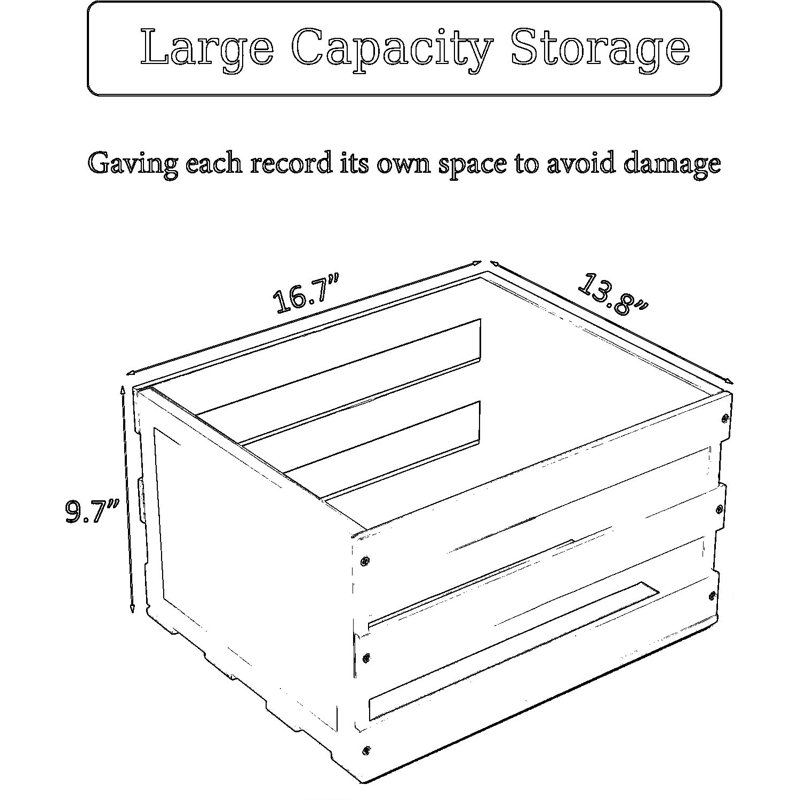 Solid Wood 9.45 " H Media Shelves