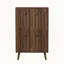 23.6 Walnut Mid-Century Modern Shoe Cabinet-245671172