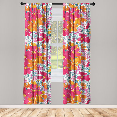 Bahiya Semi Sheer Curtain Pair