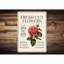 Plaque rose en aluminium-58203496