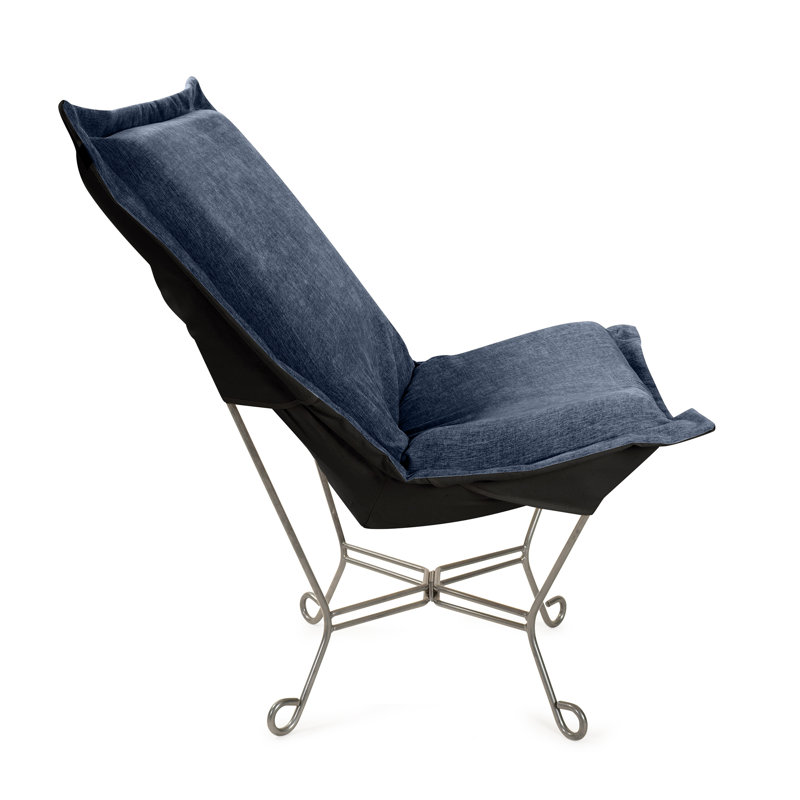Fauteuil et cadre Komodo Navy Puff, Marine