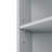 Multi-Functional Corner Cabinet Tall Bathroom Storage Cabinet With Two Doors And Adjustable Shelves, Open Shelf, Grey