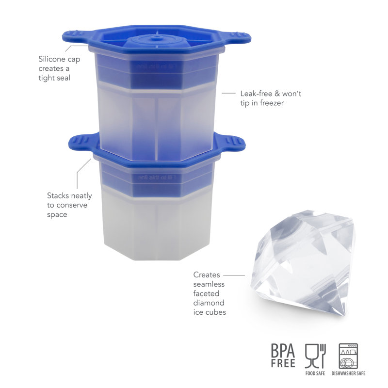 Tovolo Faceted Diamond Ice Molds