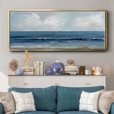Blue Seas - toile encadrée