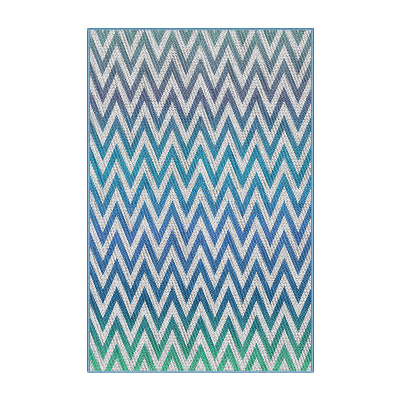 Tapis de zone rouge à motifs, Rectangle 2 pi x 5 pi