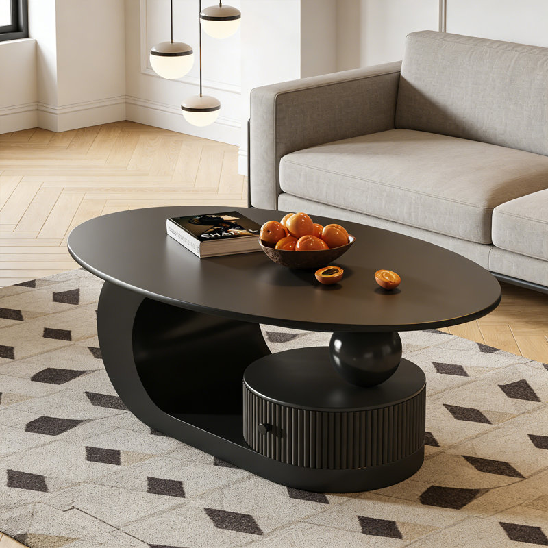 Carthage, Noir, H 15,74 po x L 47,24 po x l 23,62 po, Noir