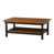 Plateau en teck clair / base noire