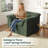 51" Comfy Modular Corduroy Sofa Chair, With Throw Pillow For Living Room Bedroom, No Assembly Needed-1913174443