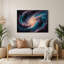 Art mural en métal mauve Space Space-909174383
