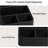 4 Compartment PU Leather Desk Organizer Multi-functional Remote Control Holder Nightstand Storage Caddy