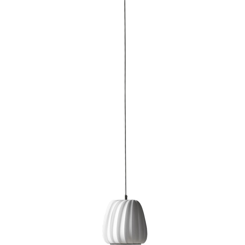 ST906 Pendant, 10.63" H x 9.06" W x 9.06" D, White