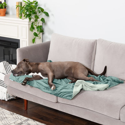 Waterproof Faux Velvet Throw Blanket