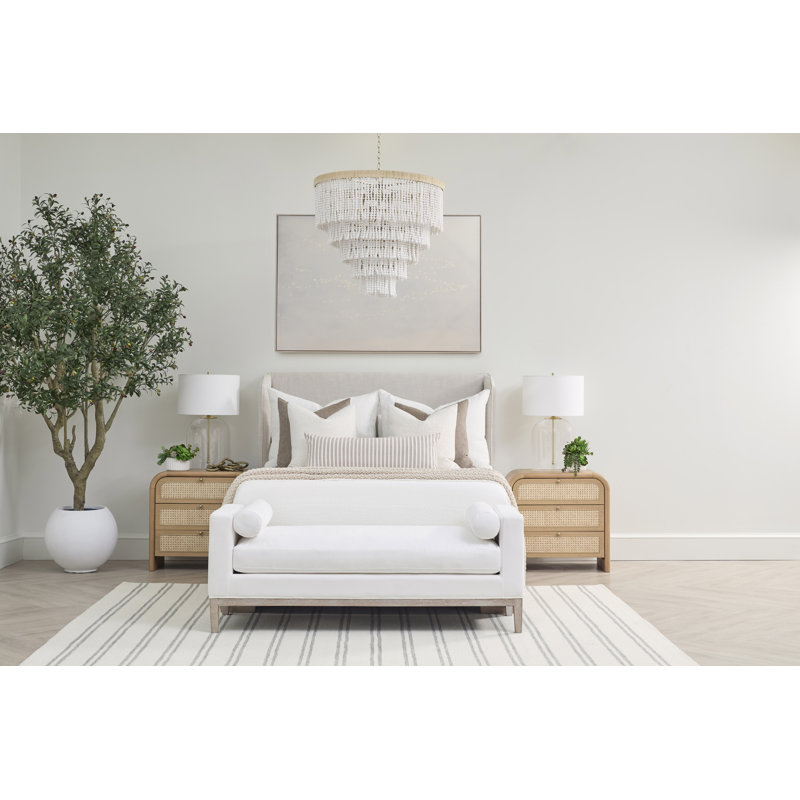 Lawrey Fabric Upholstered Bench