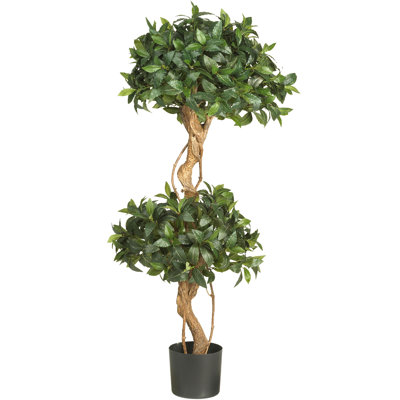 48'' Faux Foliage Topiary in Pot