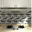Carrelage style métro en pvc 12 po x 12 po