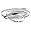 Ventilateur de plafond en chrome 24 po Hagensee-479675025