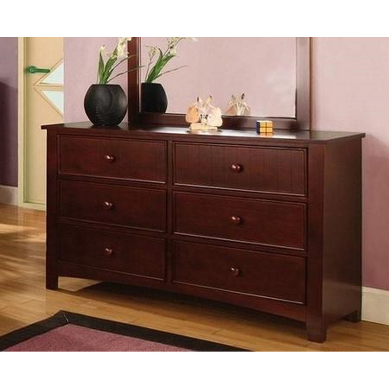 Wapakoneta 48'' W 6 - Drawer Dresser, Cherry