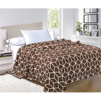 Machine Printed Throw Blanket