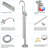 1 Handle Floor Clawfoot Tub Faucet with Diverter-85377877