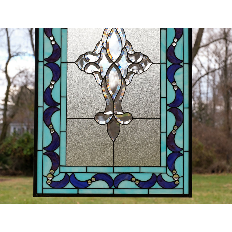 Panneau de vitrail biseauté Tiffany