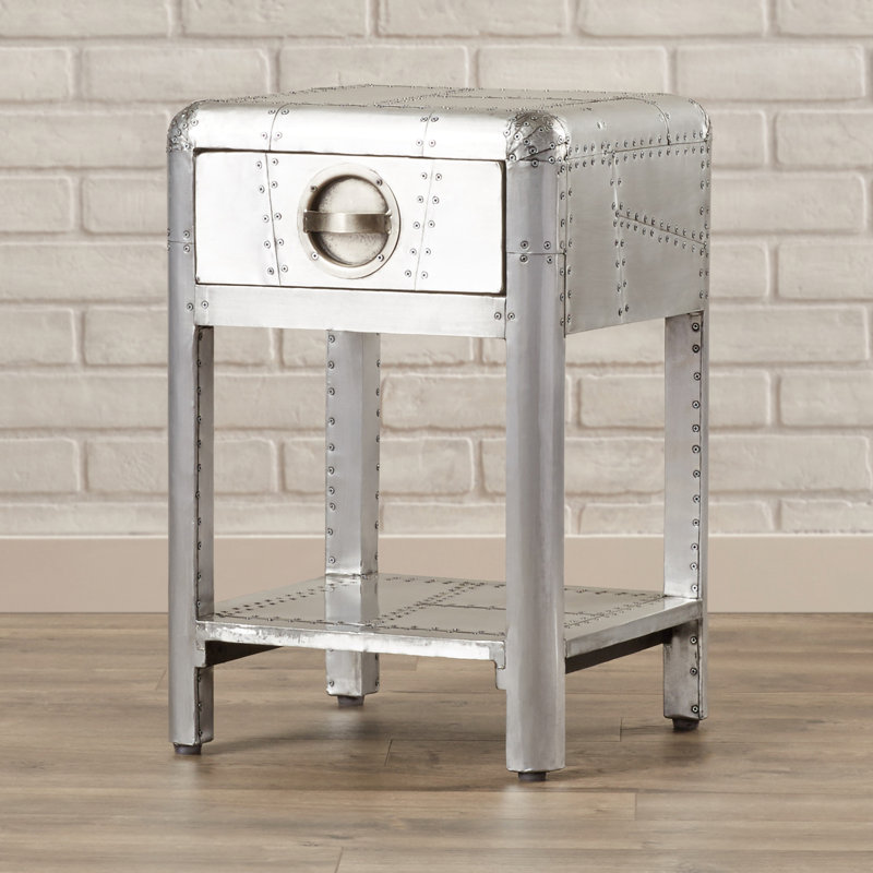 Table de bout avec rangement Lykins