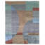 Delmonico Silk Abstract Area Rug in Blue/Brown/Natural/Purple-386122687