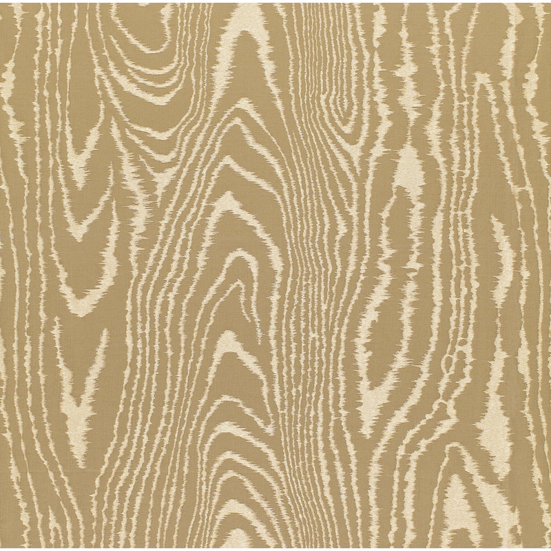 Faux Bois Moire Weave Fabric, Bronze