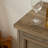 Farmhouse Buffet Cabinet with Storage Sideboard with 2 Drawers, Wine Bar Cabinet with Removable Wine Racks Storage Shelves, Liquor Coffee Bar Cupboard for Kitchen, Dining Room-100691047