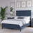 Renee Solid Wood Standard Bed with Panel Headboard-92862258-92387783