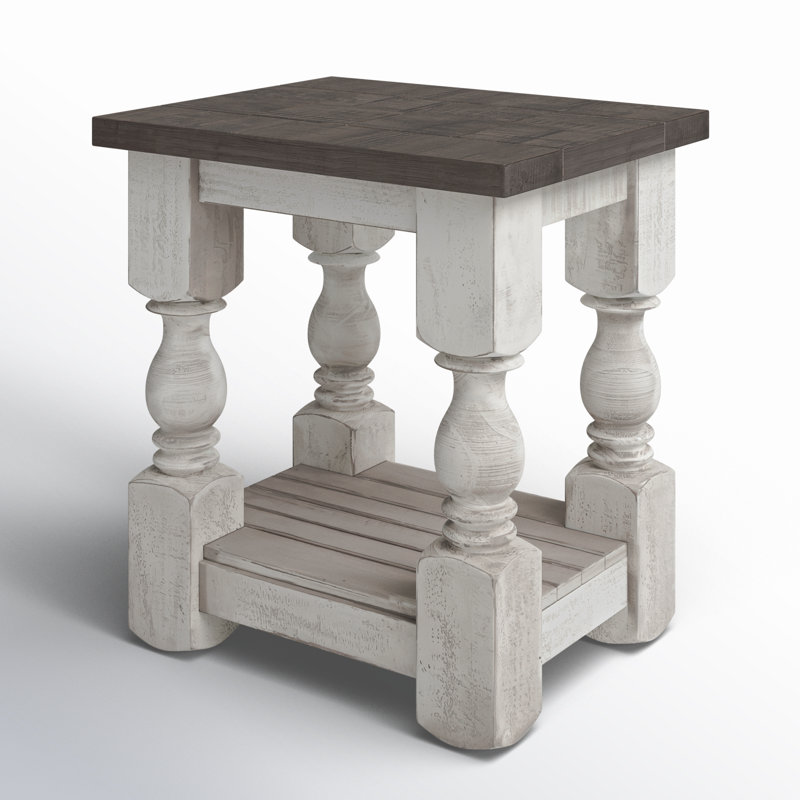 Table de bout en bois massif Wynnewood