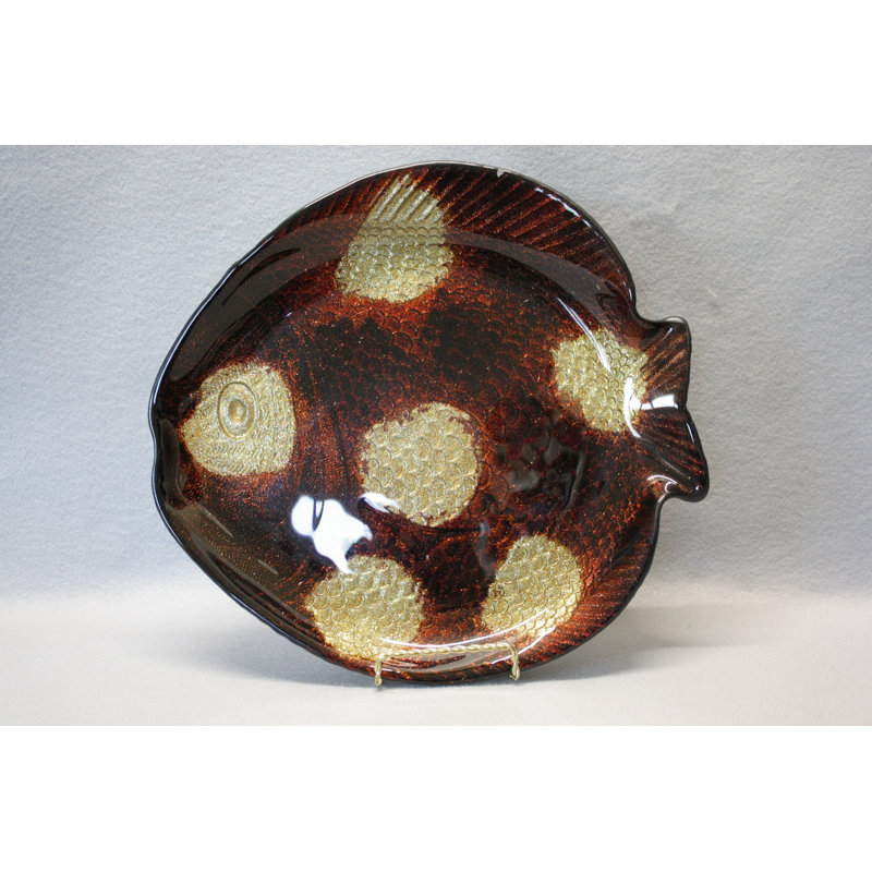 Assiette décorative poisson design Chou