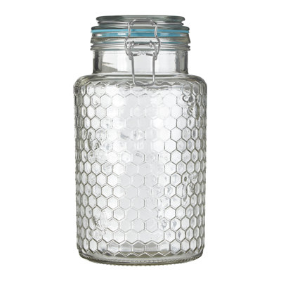 Glass Storage Jar - Set of 1