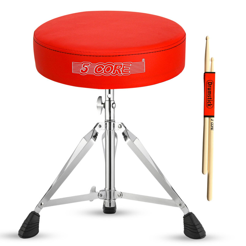 Tabouret d'appoint en acier inoxydable à hauteur réglable à 5 cœurs