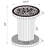 Rose Mirror Side Table