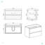 Meuble-lavabo flottant mural 36 po avec lavabo-100166248