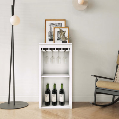 Bar à vin modulaire avec tablettes de rangement