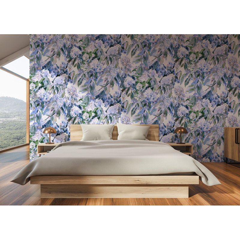 Hydrangea Garden, Non-Woven, Blue Lace Agate