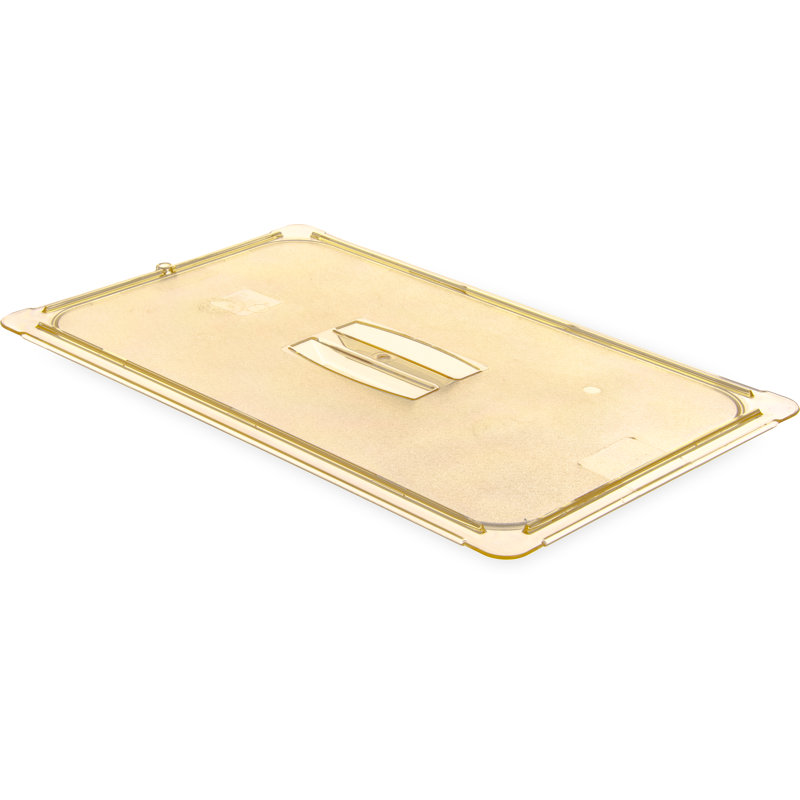 Couvercle rectangulaire Universal ™ en plastique jaune