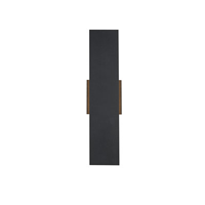 Louella 4.5 inch Outdoor Wall Sconce in Black