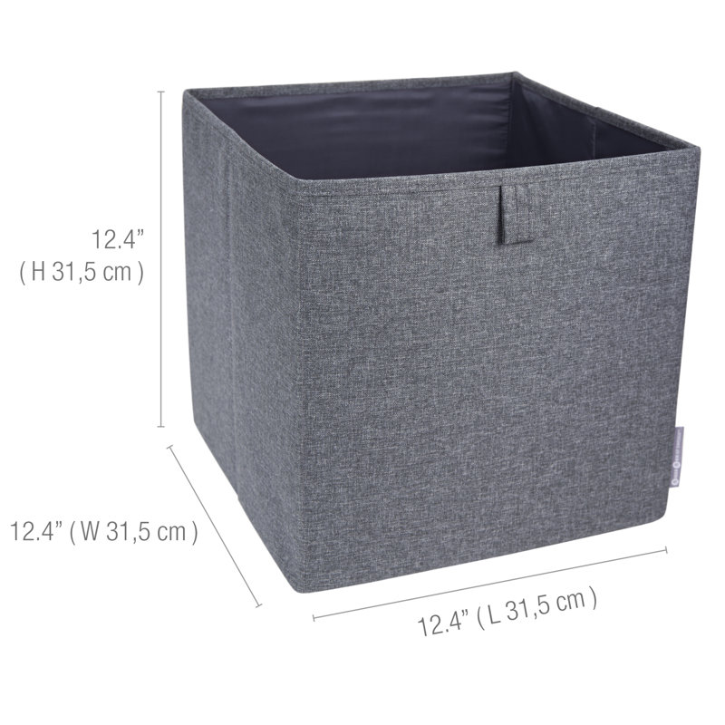 Boîte de rangement Bigso Soft, Gris