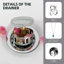 Baignoire de trempage en acrylique autoportante contemporaine 67 "x 30" avec trop-plein et drain-93455994