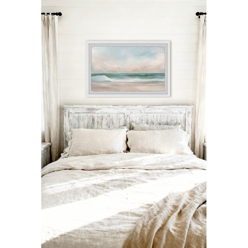 «Coastal Calm», reproduction encadrée, H 8 po x l 12 po