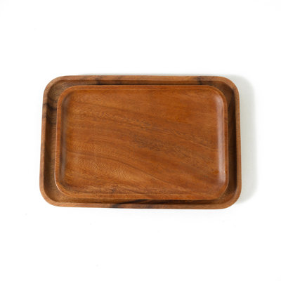 Millwood Pines Clerissa Walnut Platter
