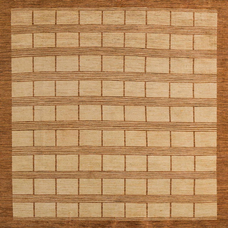 Abstract Indoor Rug, Square 6'