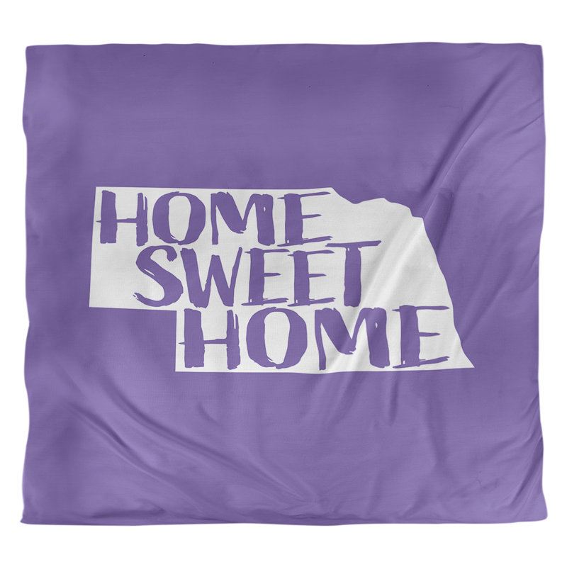 Housse de couette nebraska doux, Microfibre, Housse de couette pour très grand lit, Mauve