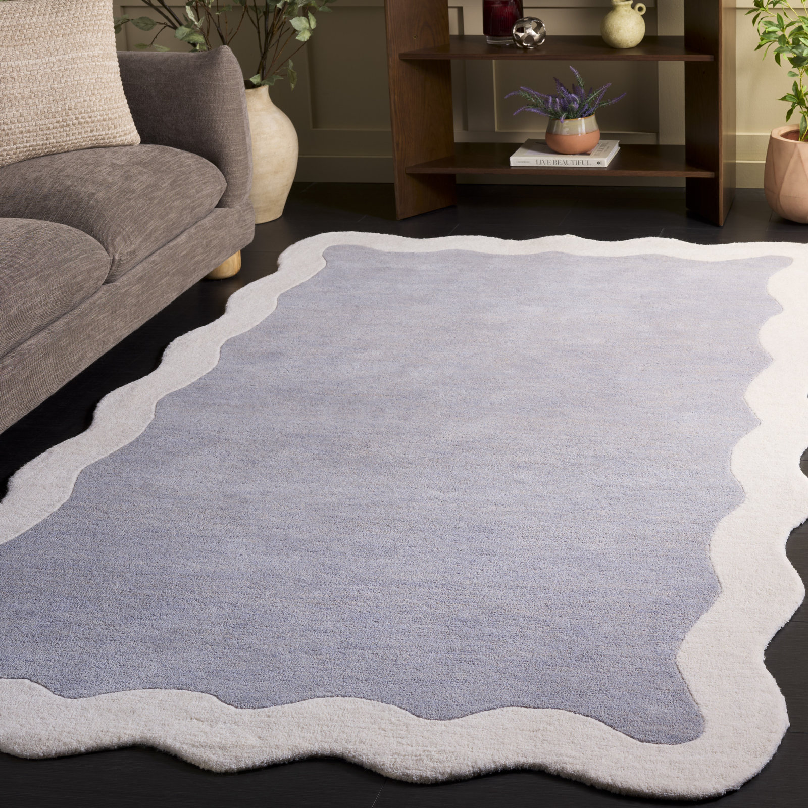 Hand-Tufted Wool Rug, Rectangle 5' x 8'