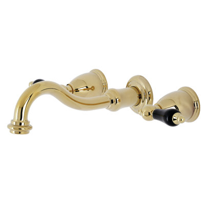 Kingston Brass Duchess Two-Handle Wall Mount Bathroom Faucet