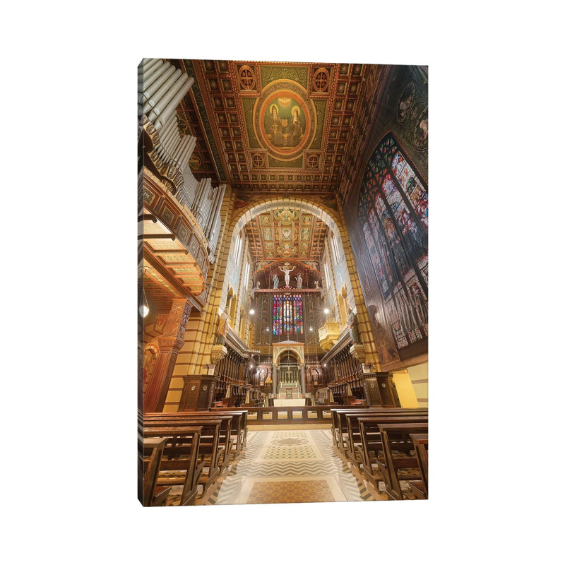 Inteinterior Of The Cathedral III - Wrapped Canvas Print, 66.04 cm H x 45.72 cm W x 1.91 cm D